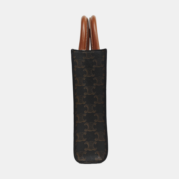CABAS CELINE Mini Coated Canvas Brown
