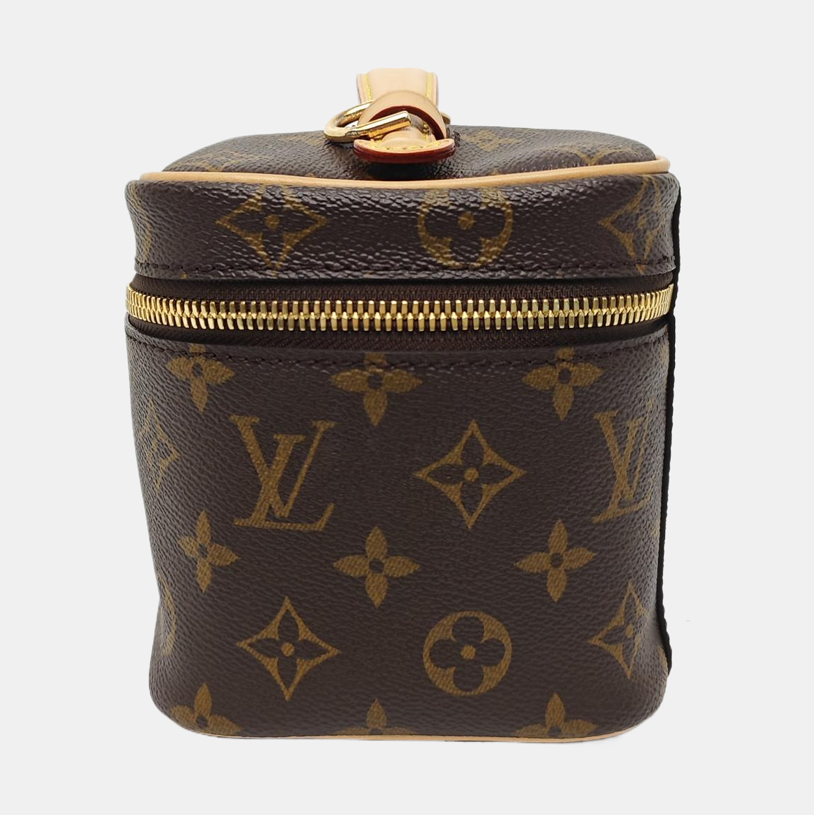 NICE Mini Monogram Coated Canvas Brown