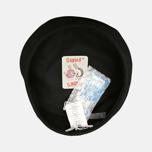 Black Cotton Hat