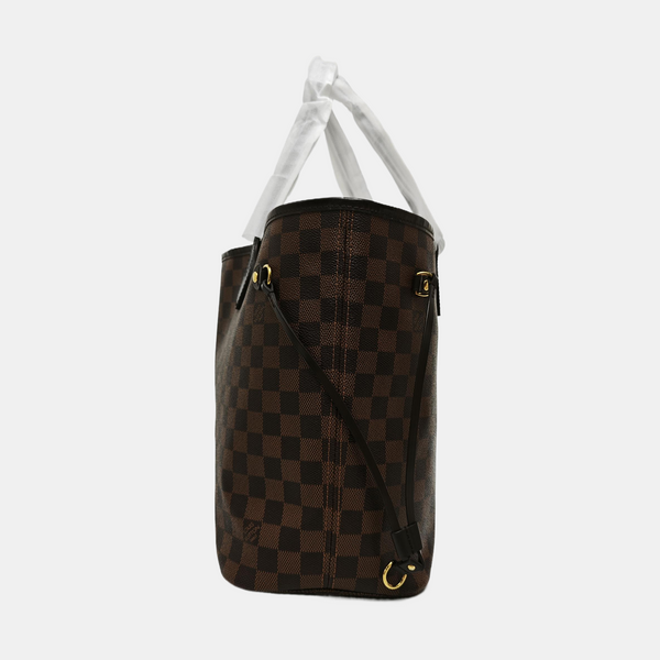 NEVERFULL MM Damier Ebene Coated Canvas Brown