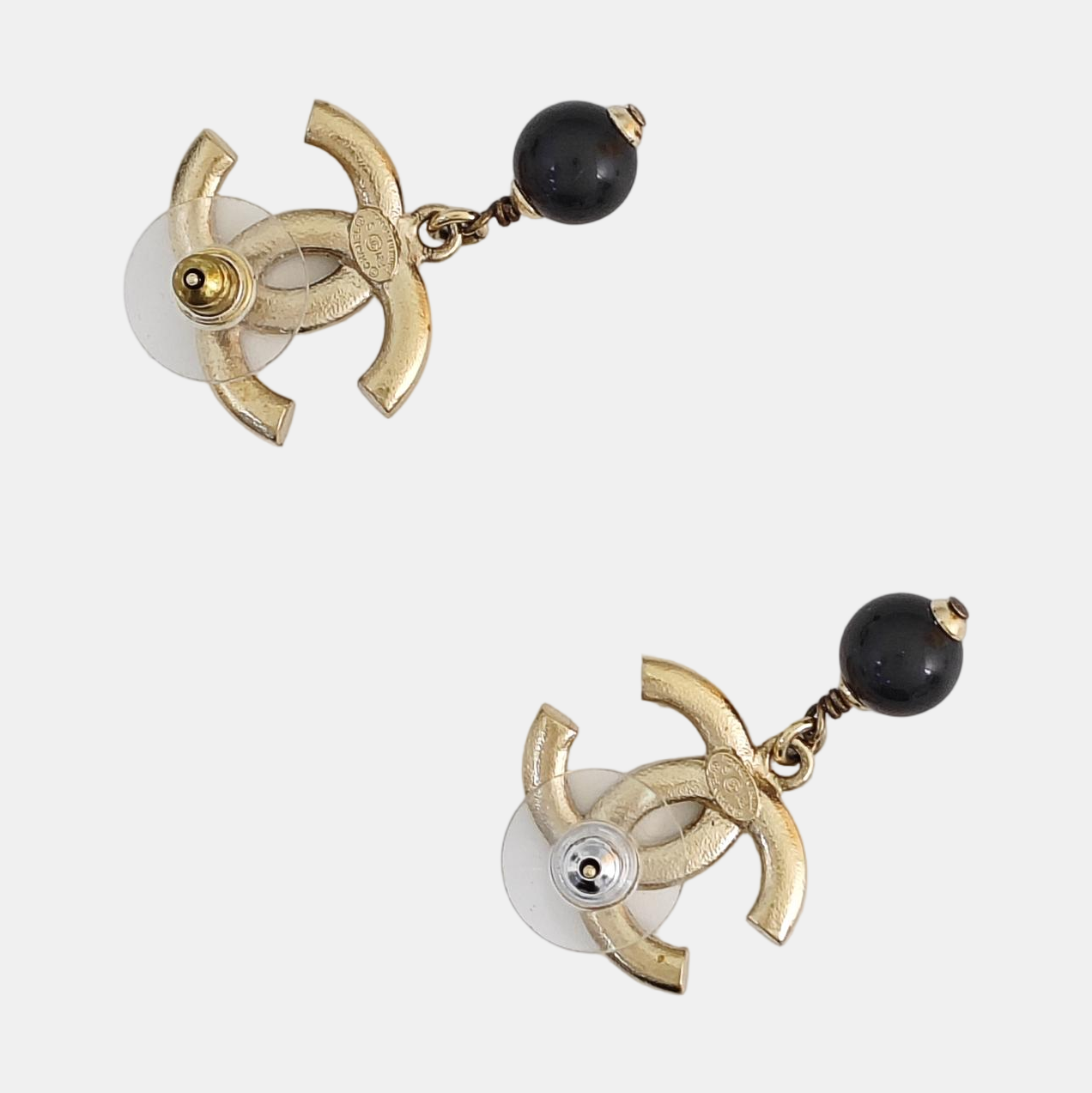 Metal Gold Stud Earrings