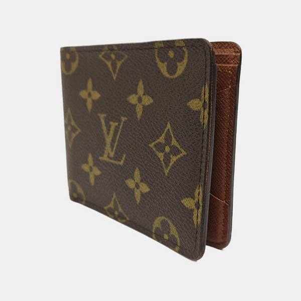 Monogram Coated Canvas Card Holder Brown