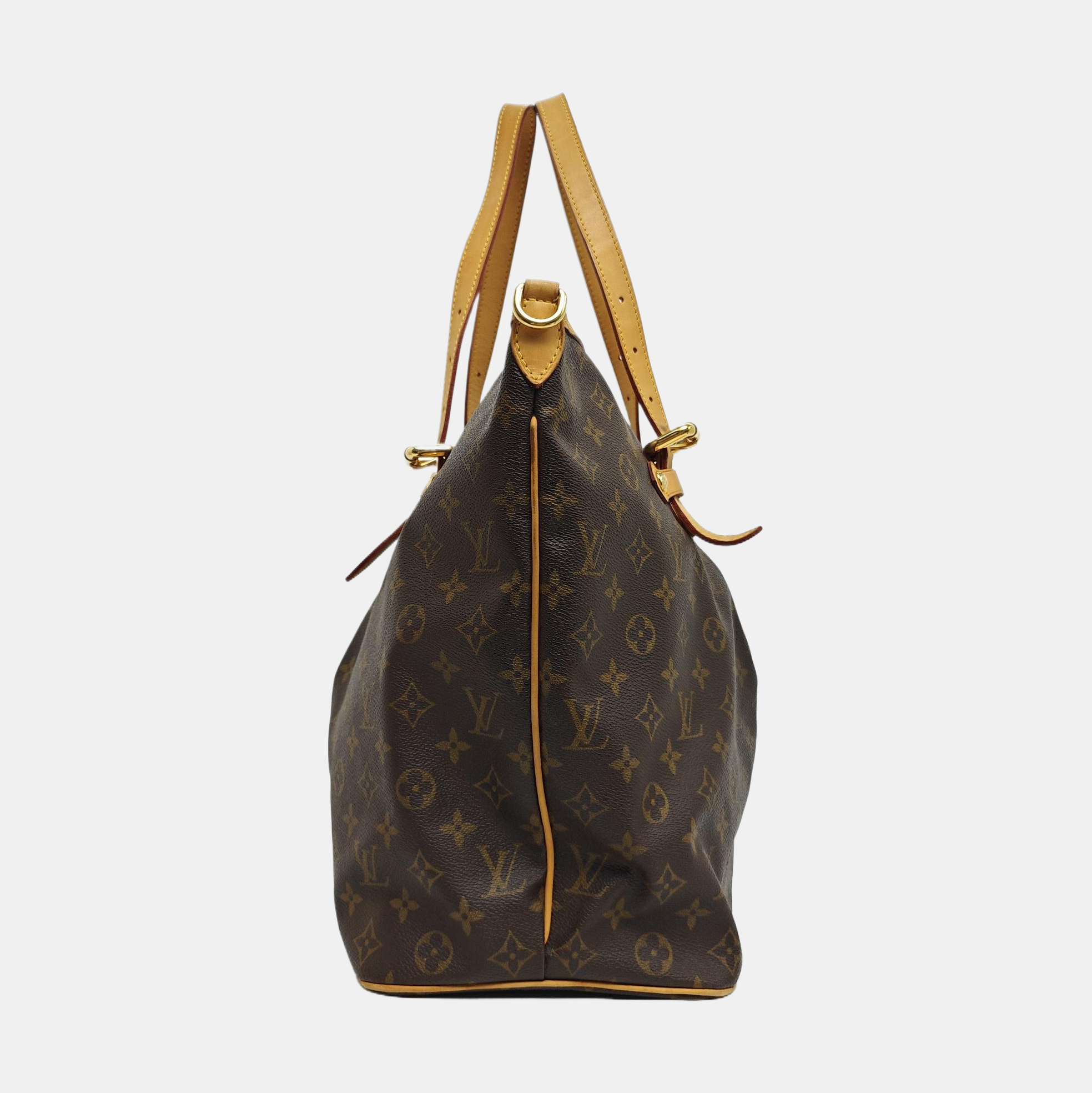 PALERMO GM Monogram Coated Canvas Brown