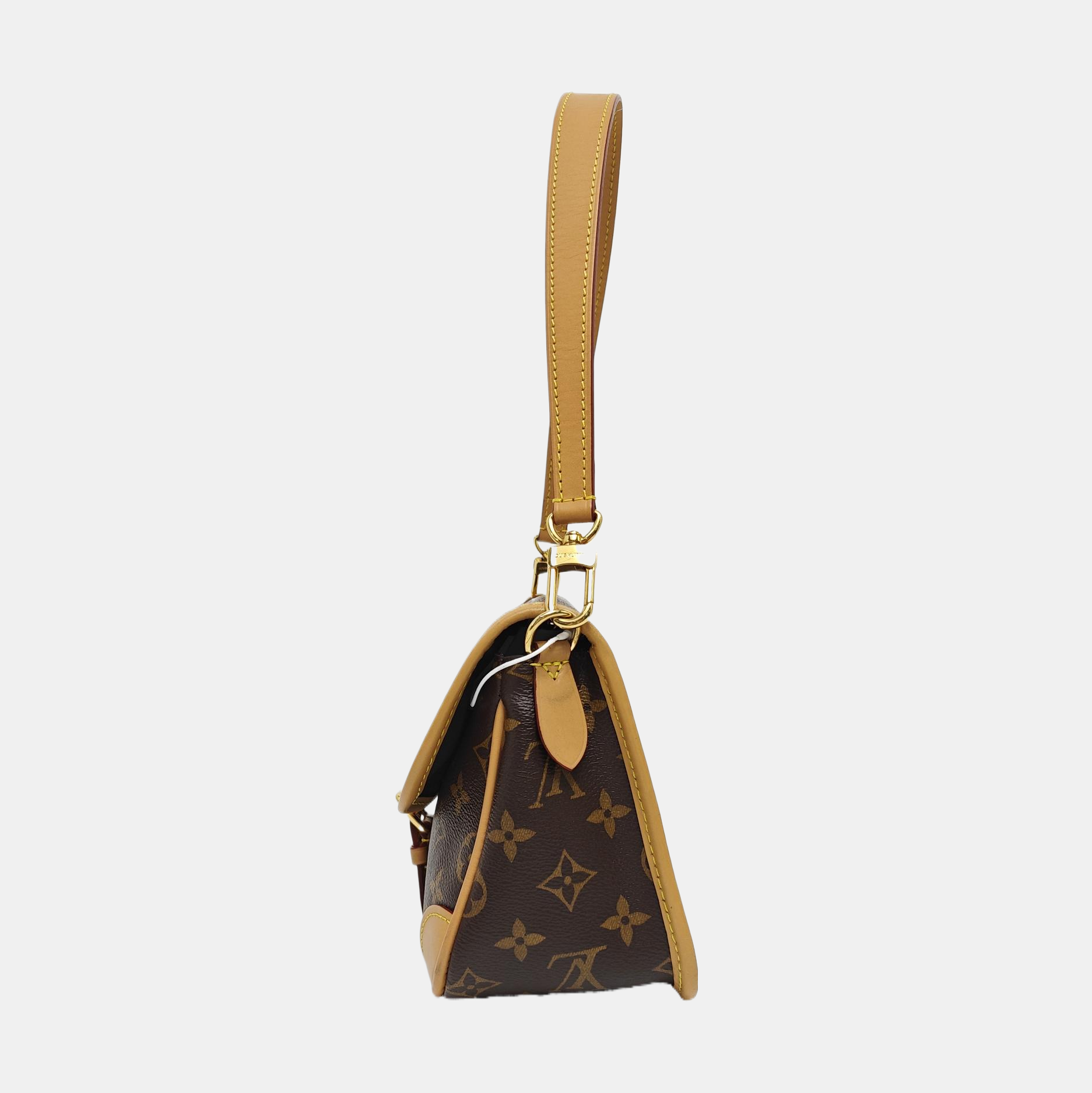 DIANE Monogram Coated Canvas Brown