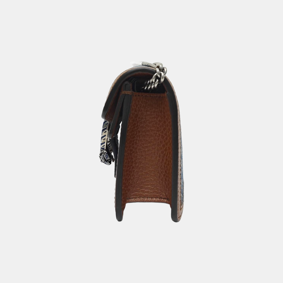 Dionysus Super Mini Monogram Denim Blue