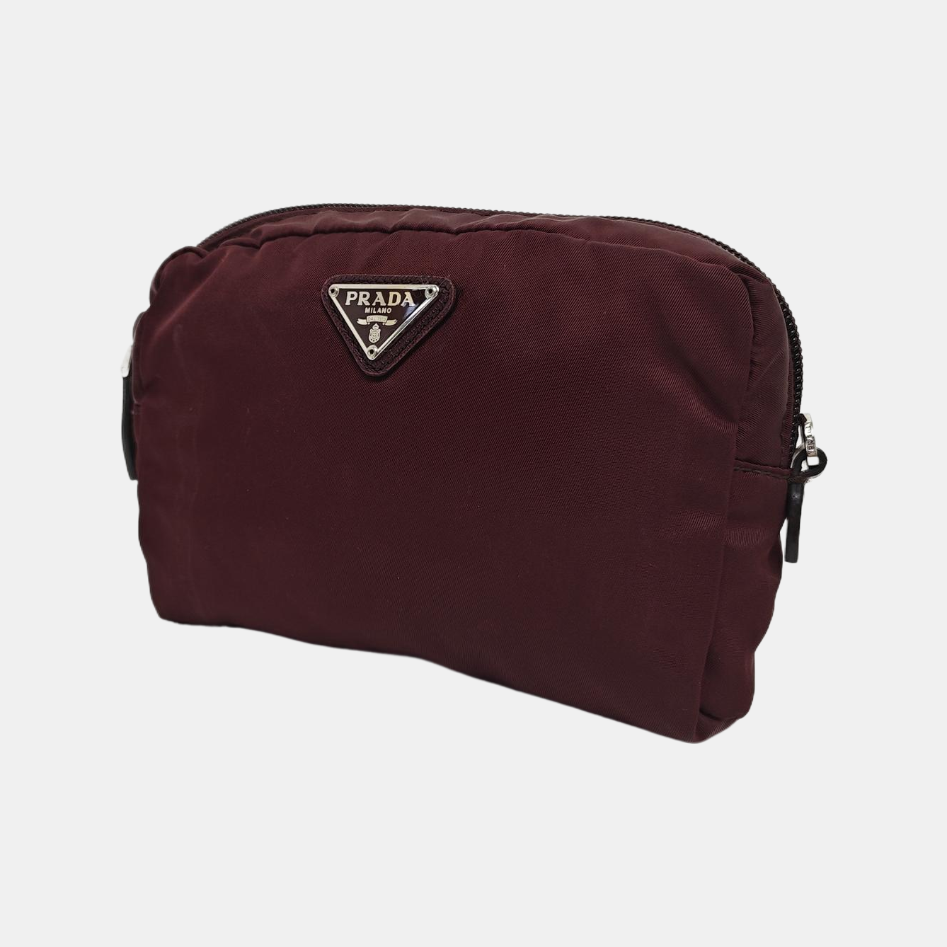 Cosmetic Pouch Fabric Red