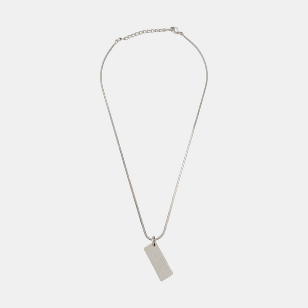 Trotter 2 Metal Silver Necklace