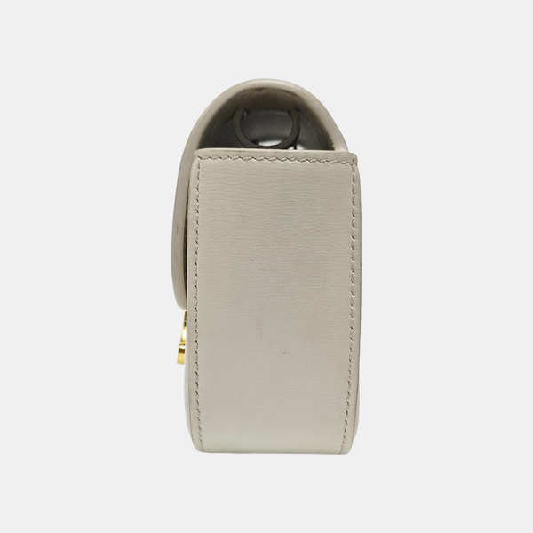 TRIOMPHE Mini Calfskin White