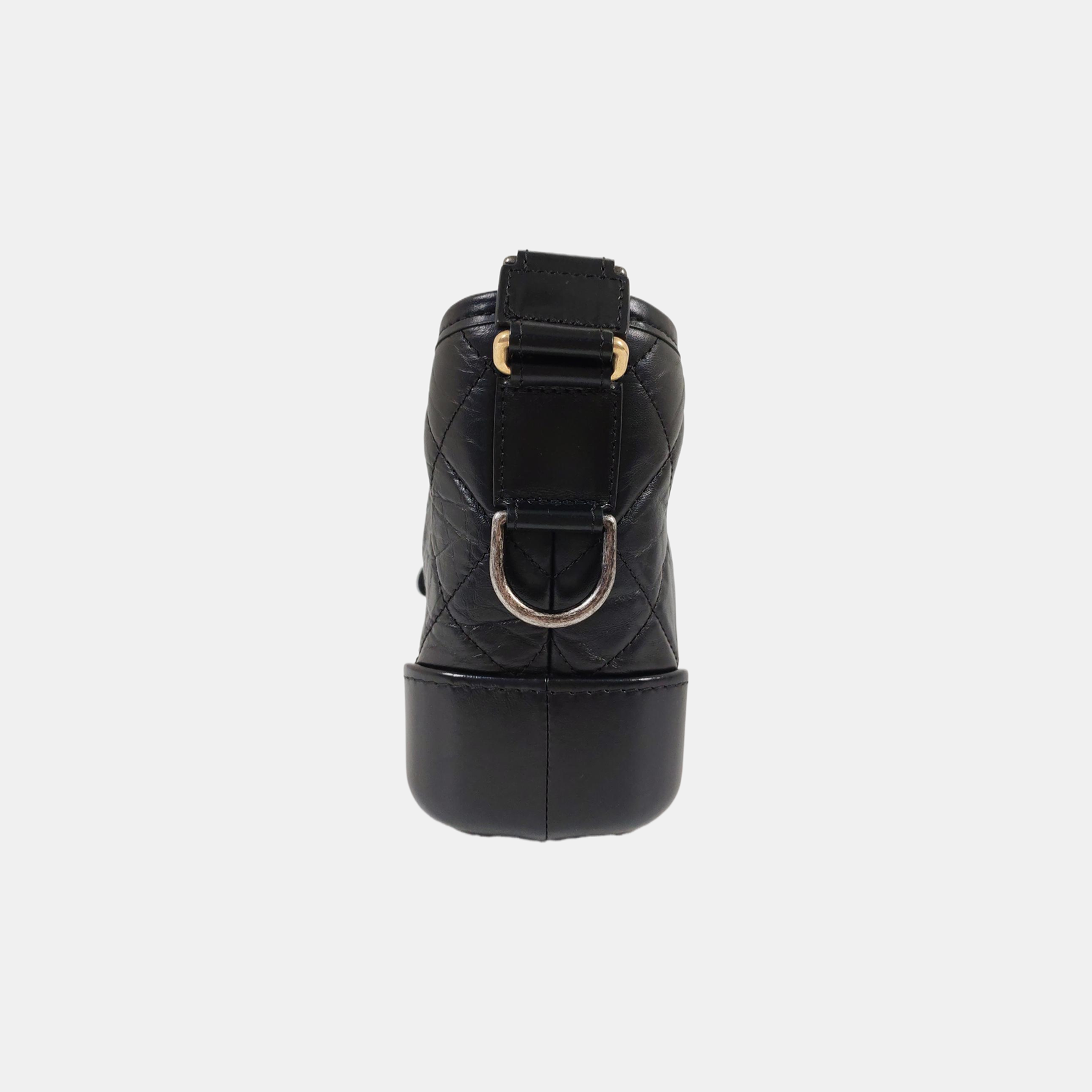 GABRIELLE Small Quilted Calfskin Black