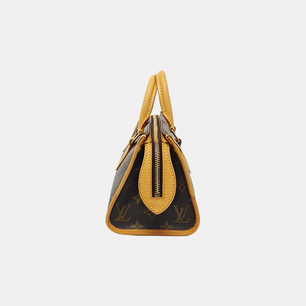 POPINCOURT Monogram Coated Canvas Brown