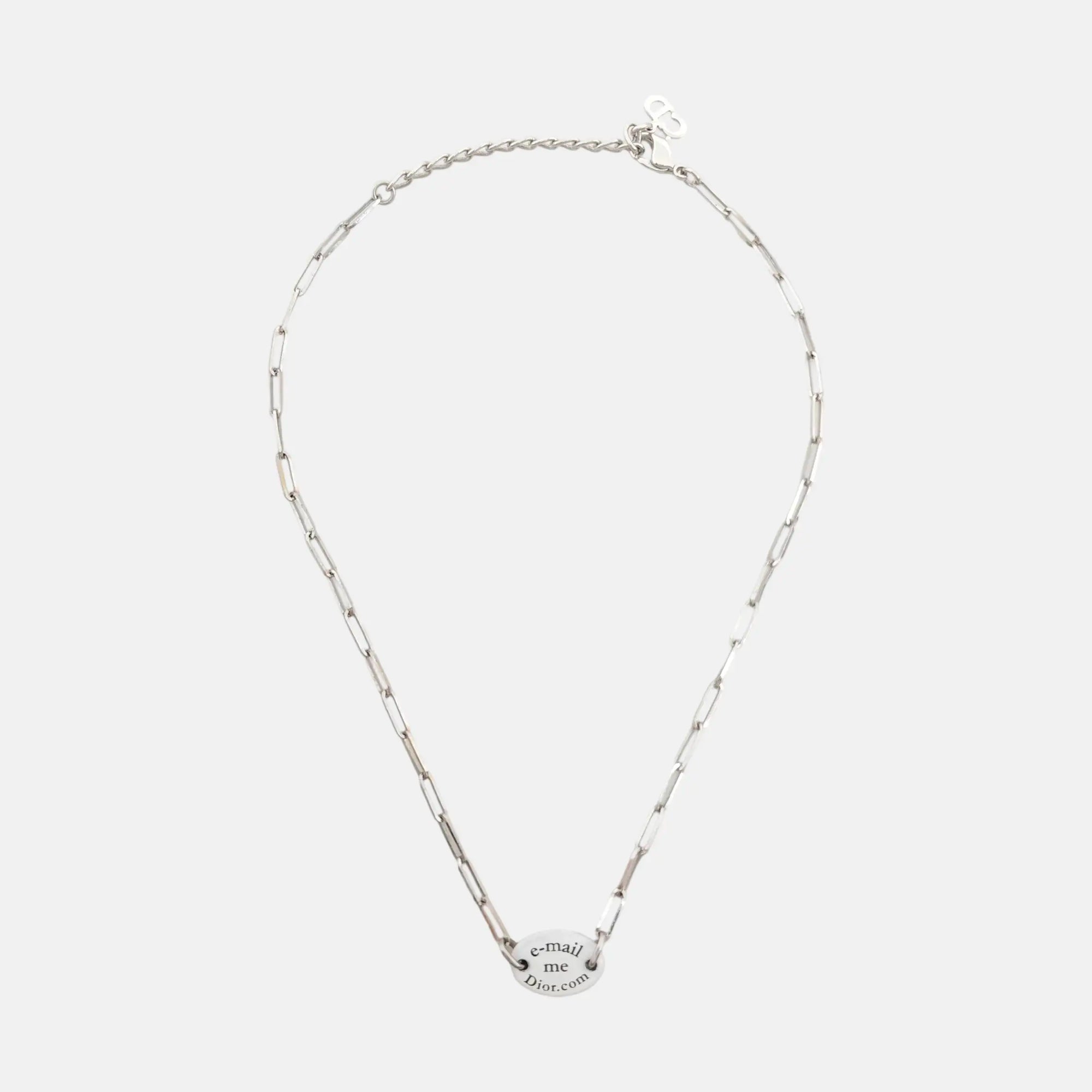 J'adior Metal Silver Necklace