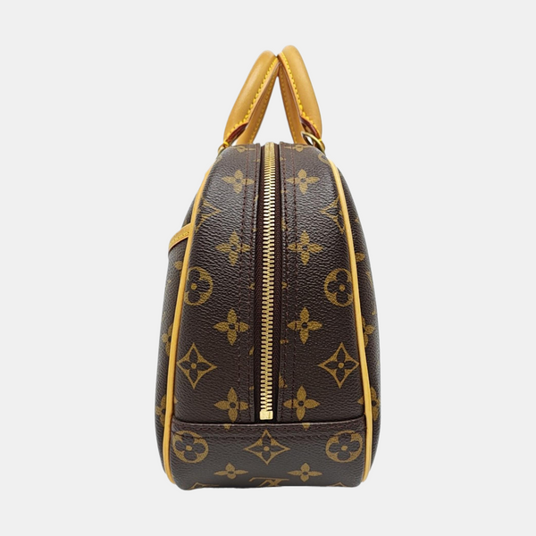 DEAUVILLE Monogram Coated Canvas Brown