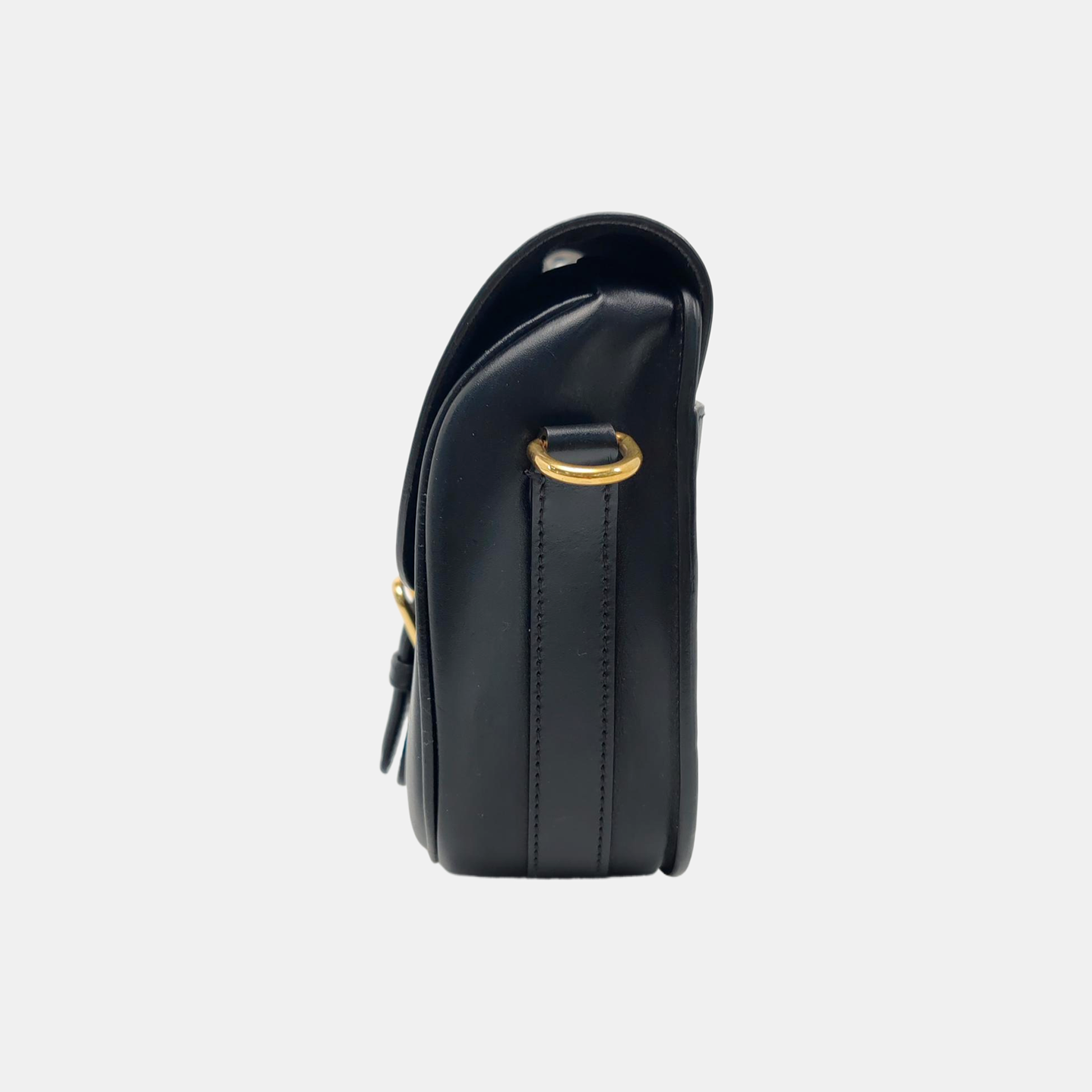 Authenticated pre-owned  Bobby Medium Calfskin Black - Shoulder Bag at Looply