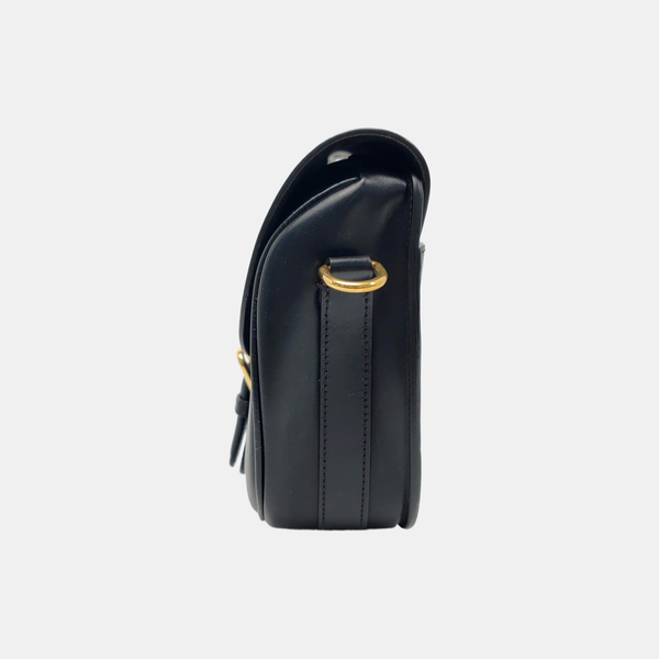 Authenticated pre-owned  Bobby Medium Calfskin Black - Shoulder Bag at Looply