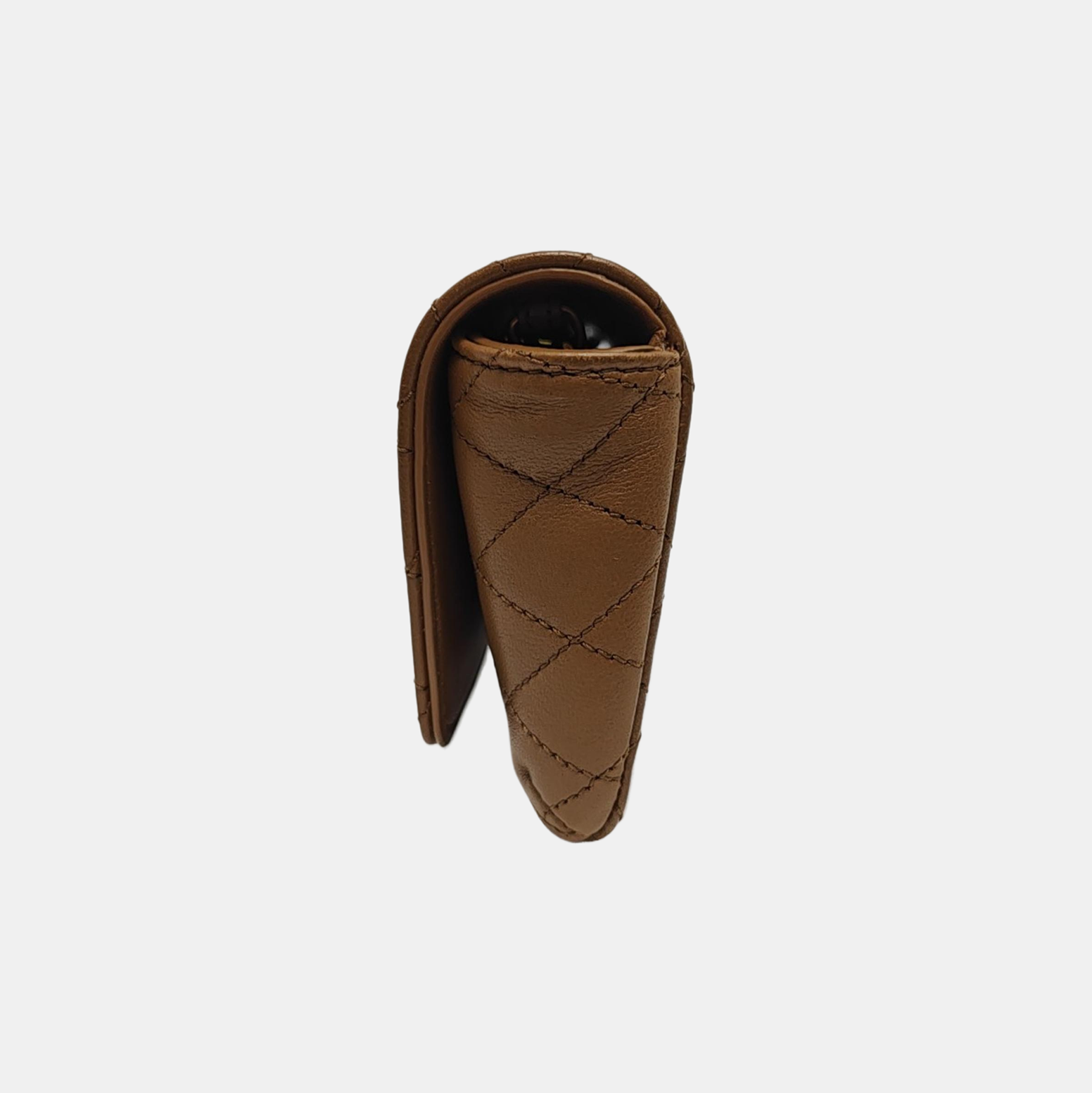 KATE SUPPLE Quilted Lambskin Brown