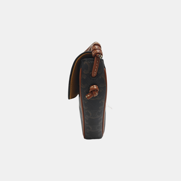 TRIANGLE Coated Canvas Brown