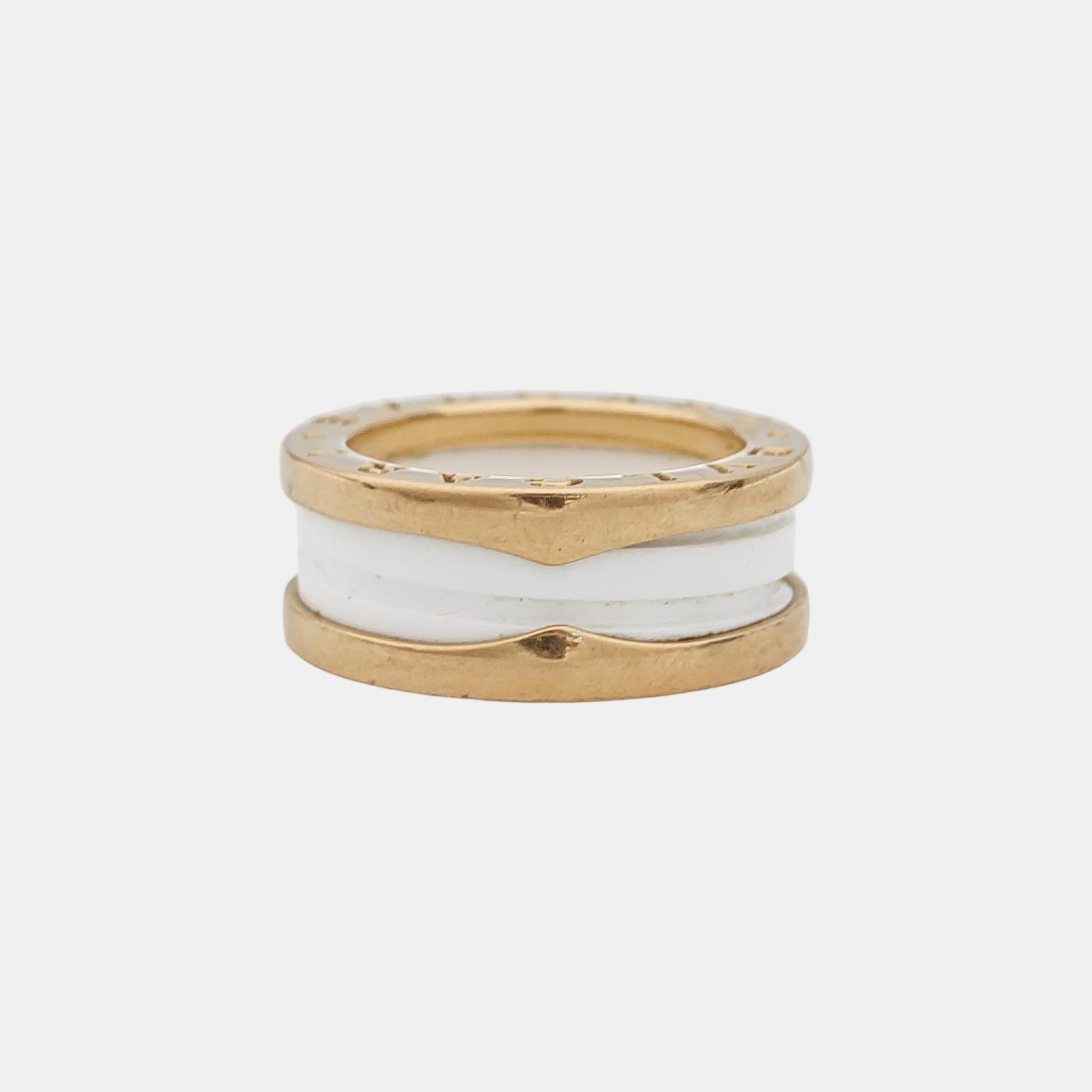 B.ZERO1 18k Rose Gold Ring EU 49