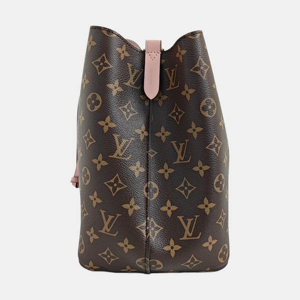 NÉONOÉ MM Monogram Coated Canvas Brown