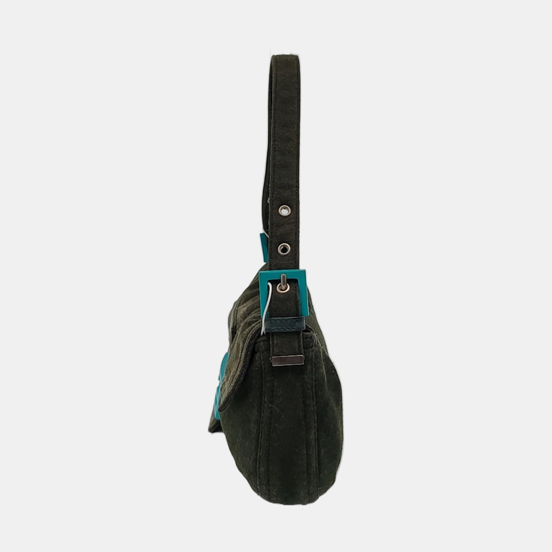 Fabric Top Handle Bag Black