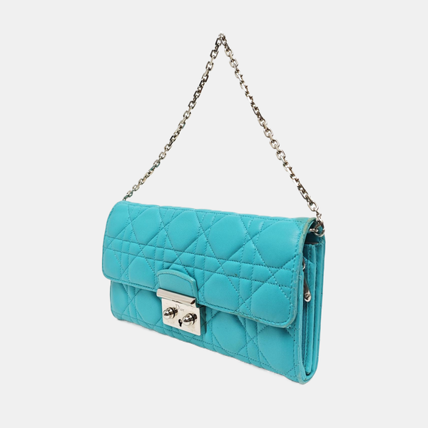Miss Dior Cannage Calfskin Green