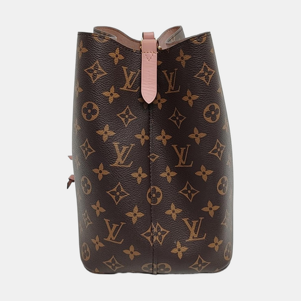NÉONOÉ MM Monogram Coated Canvas Brown