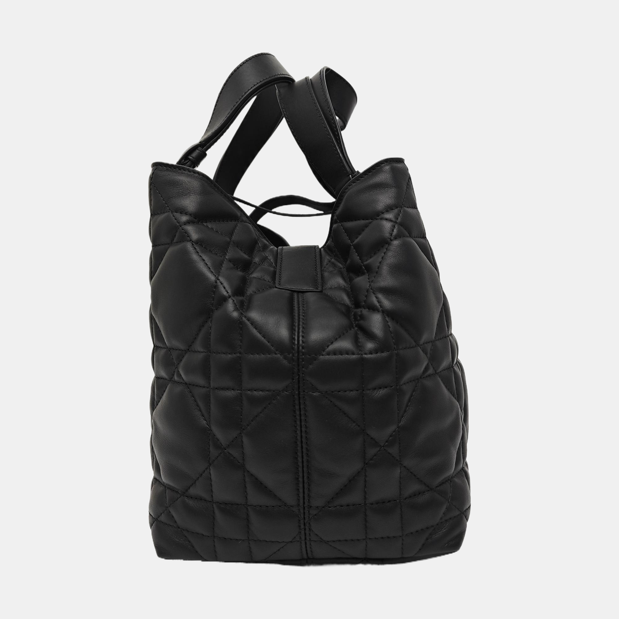 Toujours Medium Cannage Calfskin Black