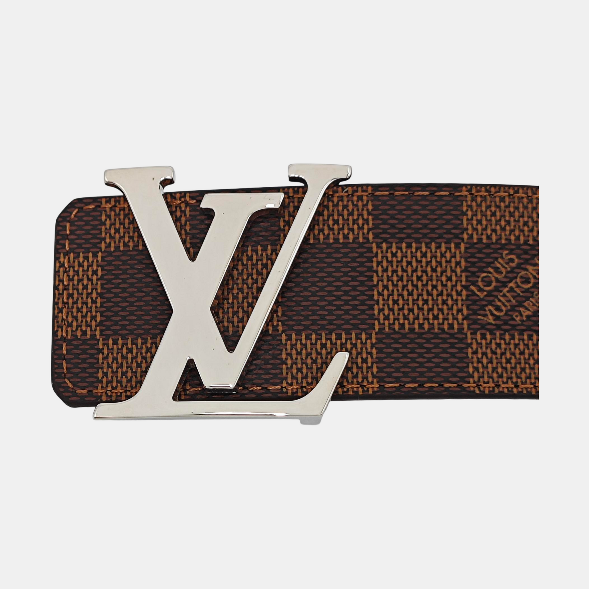 Coated Canvas Belt Brown