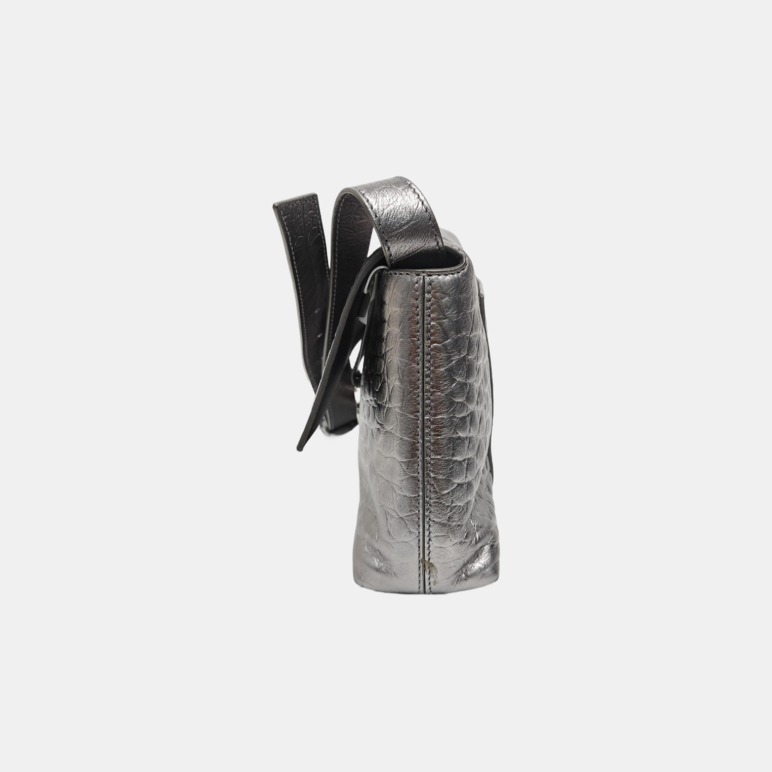 Downtown Calfskin Silver