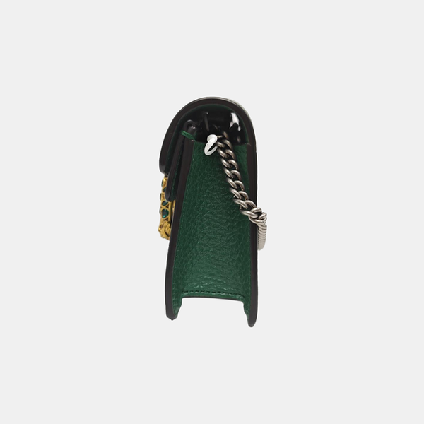 Dionysus Super Mini Calfskin Green
