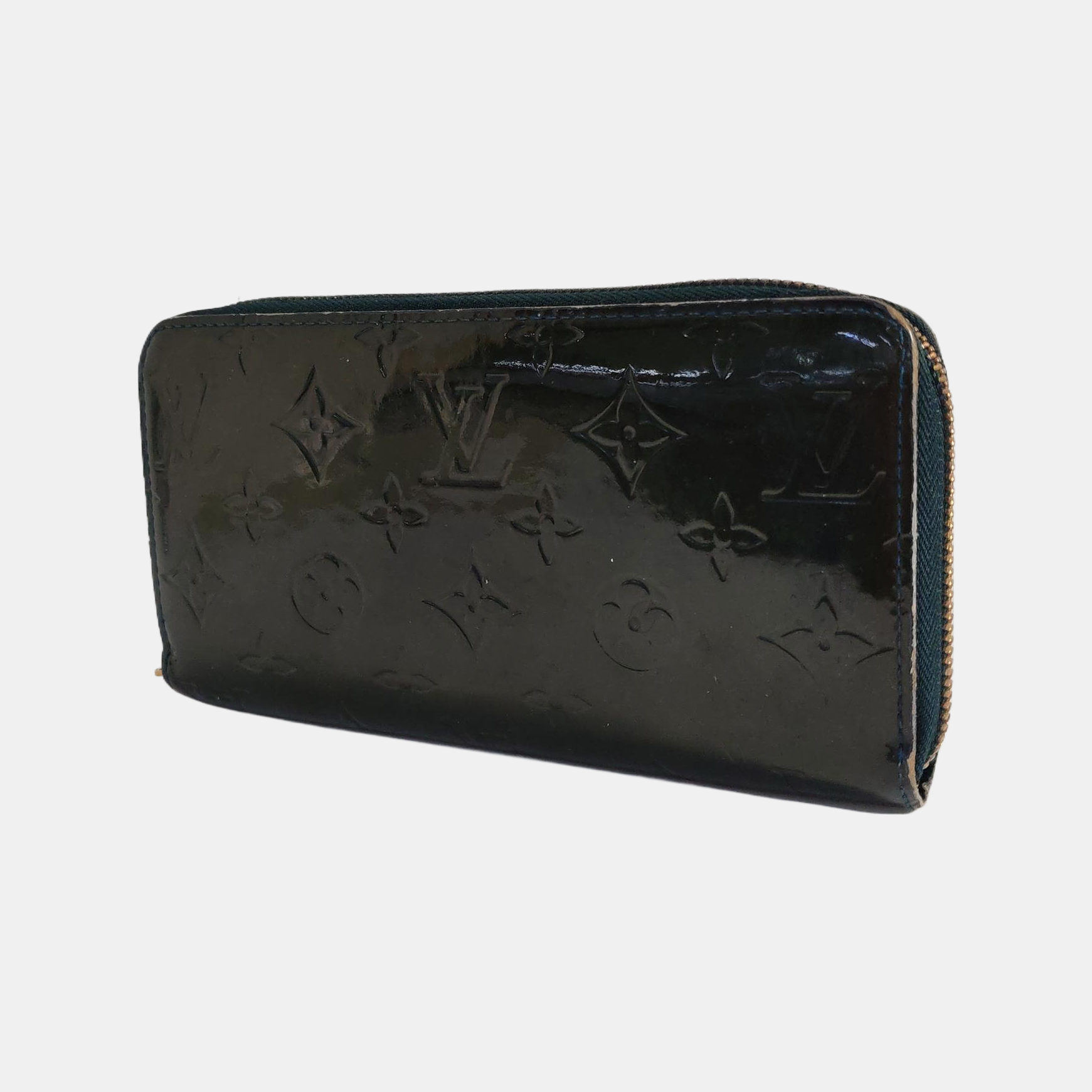 ZIPPY Patent Leather Green Wallet