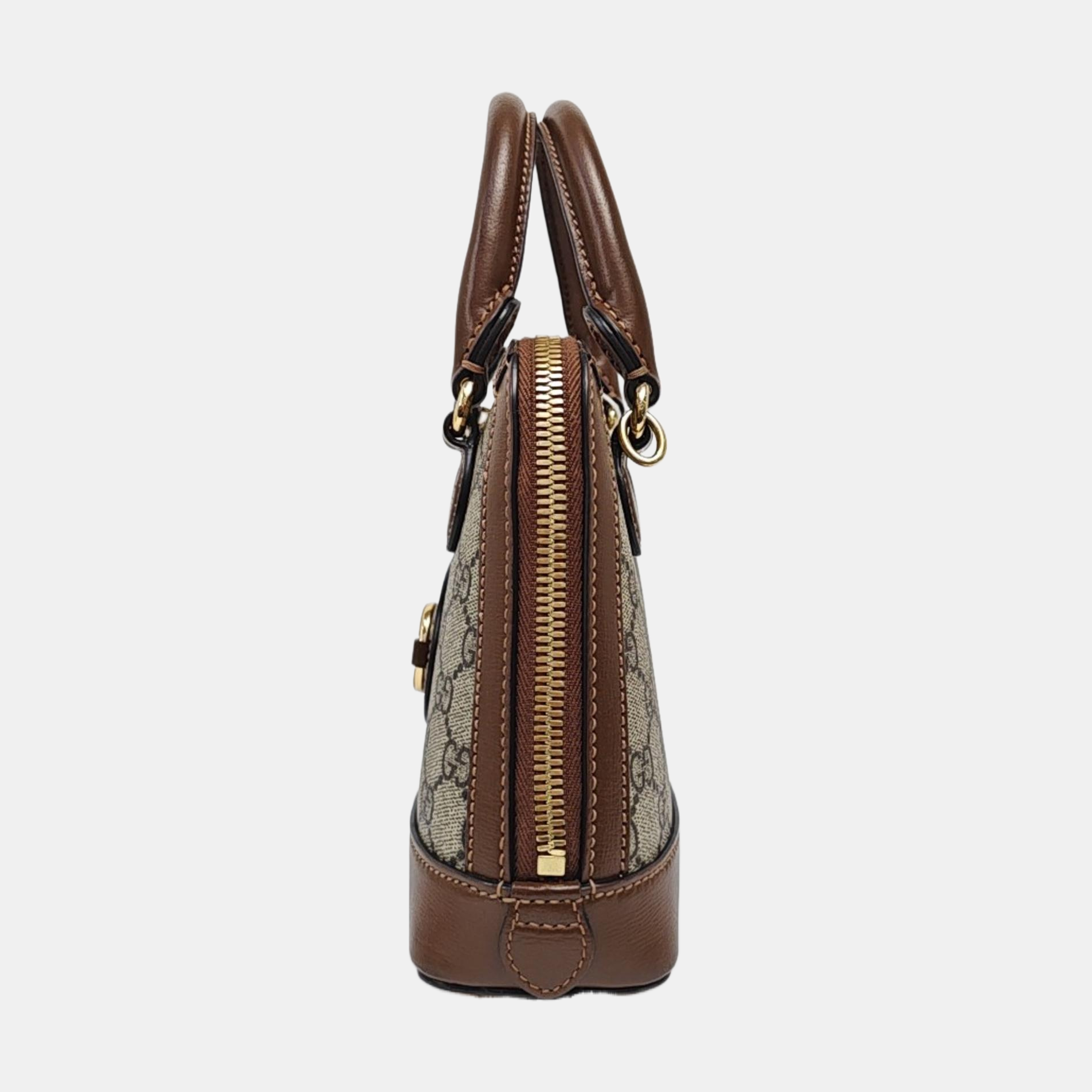 Horsebit 1955 Mini Coated Canvas Beige