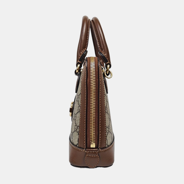 Horsebit 1955 Mini Coated Canvas Beige