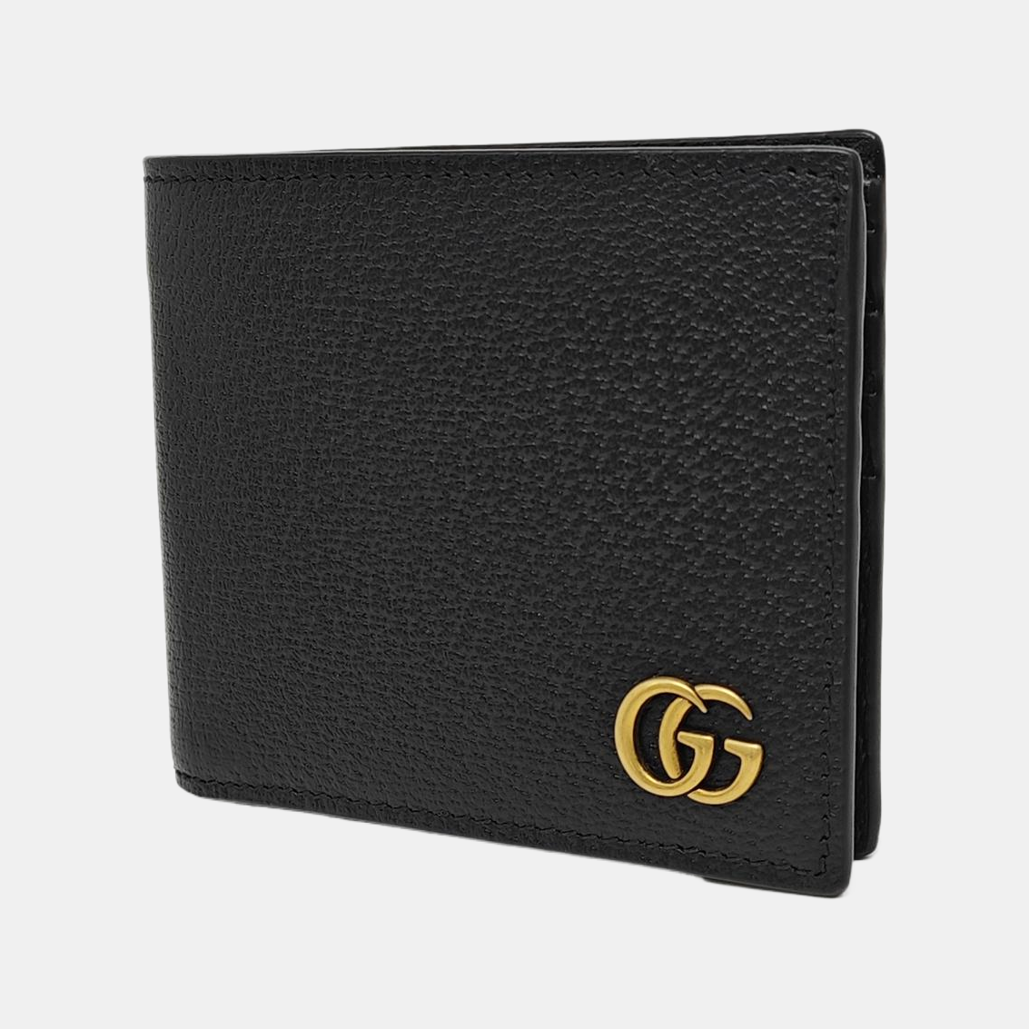 GG Marmont Mini Calfskin Black Wallet