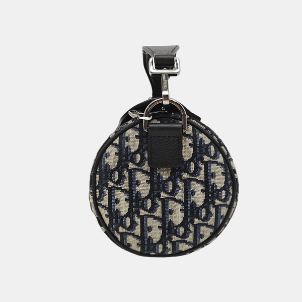 Saddle Mini Oblique Canvas Blue