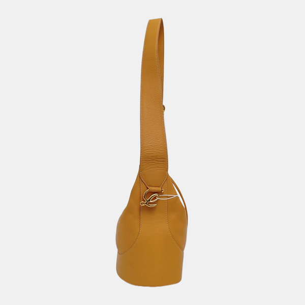 Calfskin Shoulder Bag Yellow