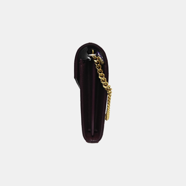 MONOGRAM Medium Chevron Calfskin Red
