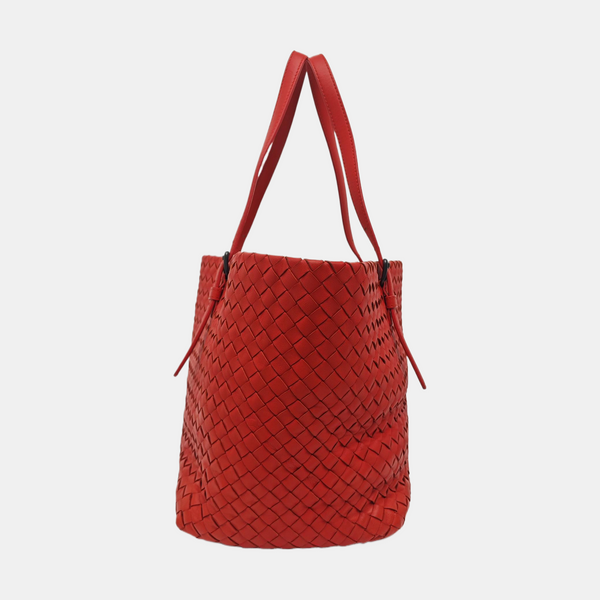 Cesta Calfskin Red