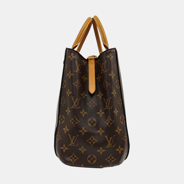 MONTAIGNE GM Monogram Coated Canvas Brown