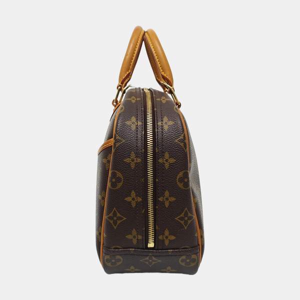 DEAUVILLE Monogram Coated Canvas Brown