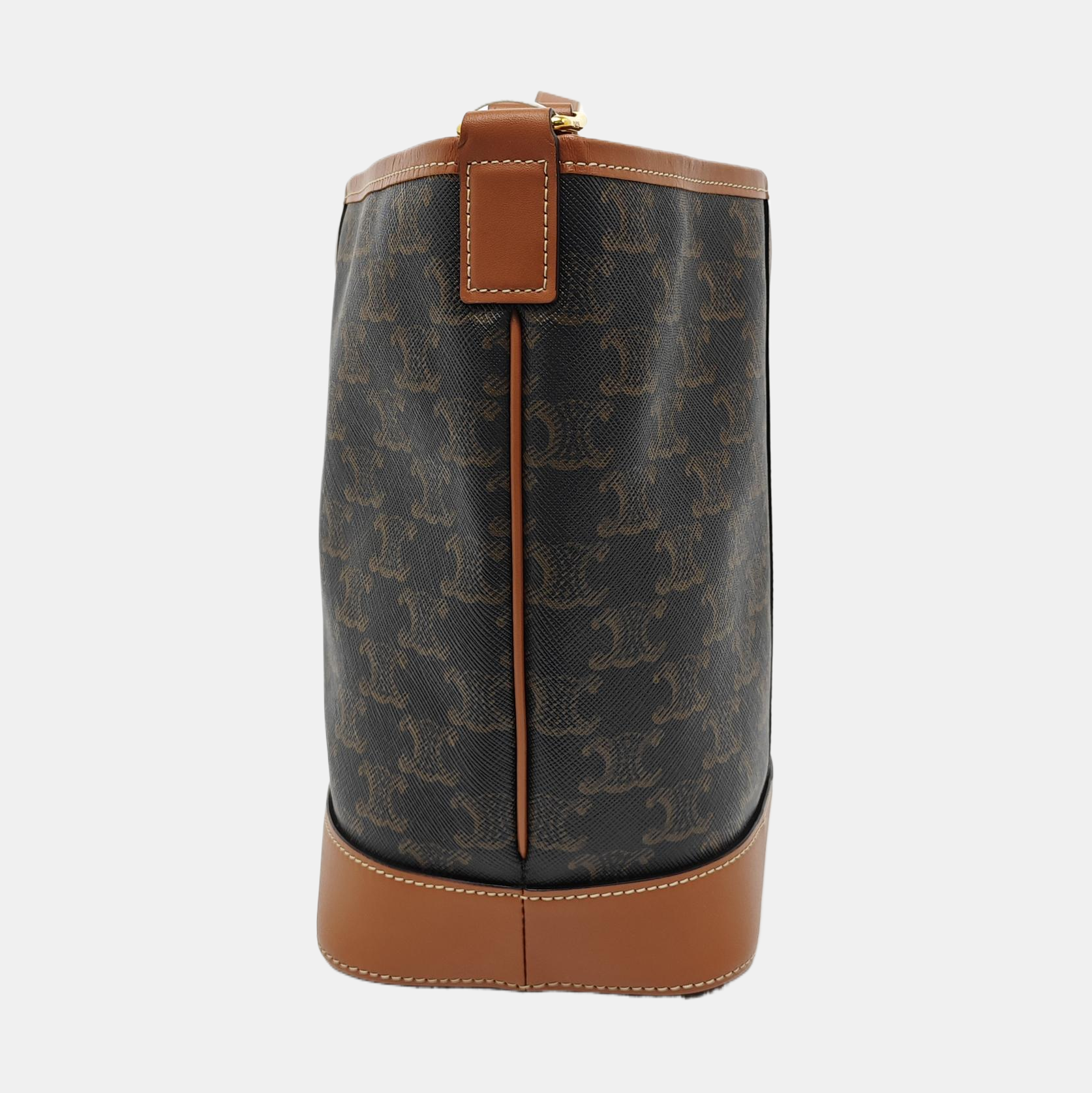 TRIOMPHE CANVAS Small Coated Canvas Brown