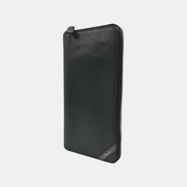 Saffiano Calfskin Wallet Green