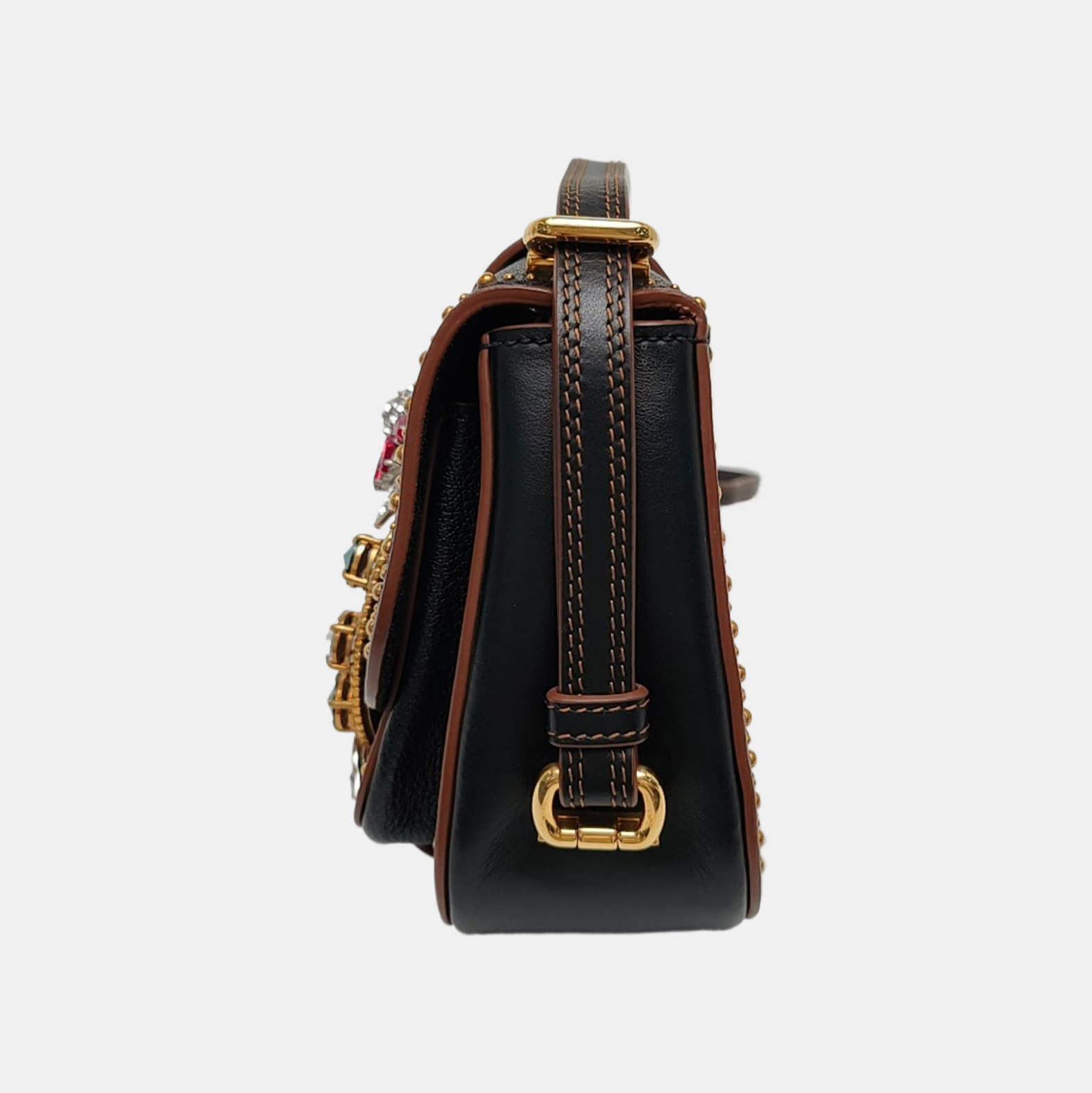 Miu Lady Calfskin Black