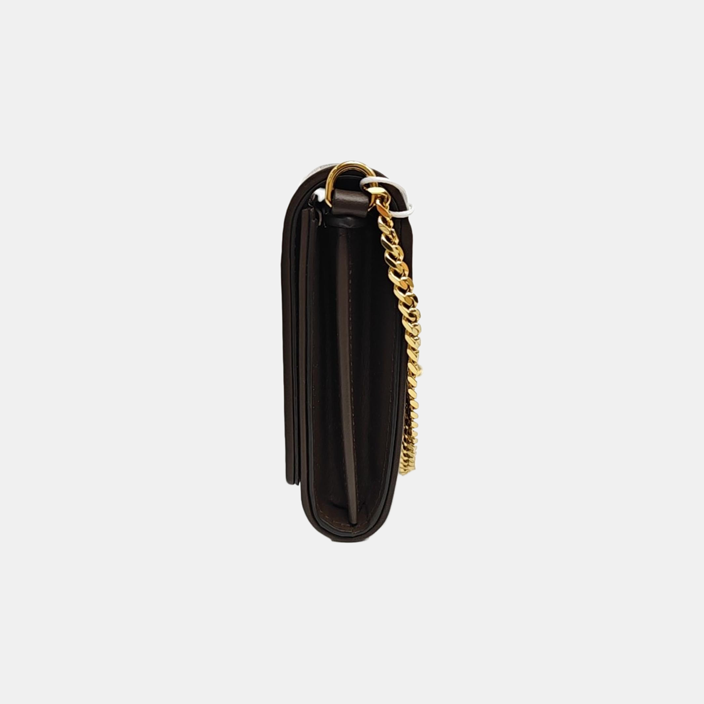 Coated Canvas Shoulder Bag Black