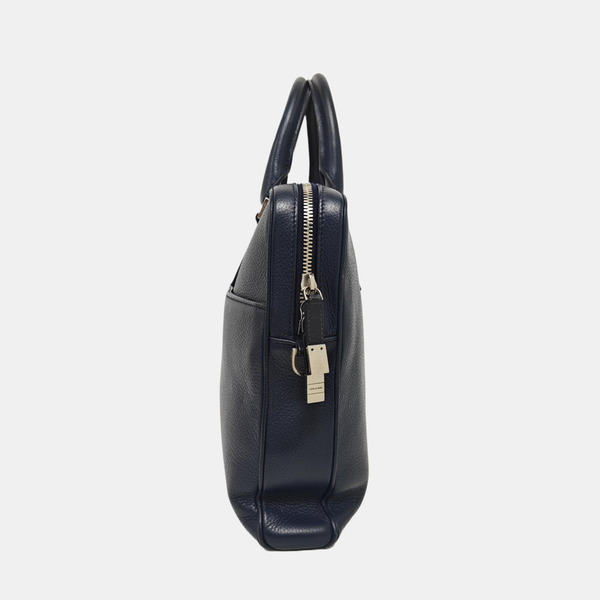 Calfskin Shoulder Bag Blue