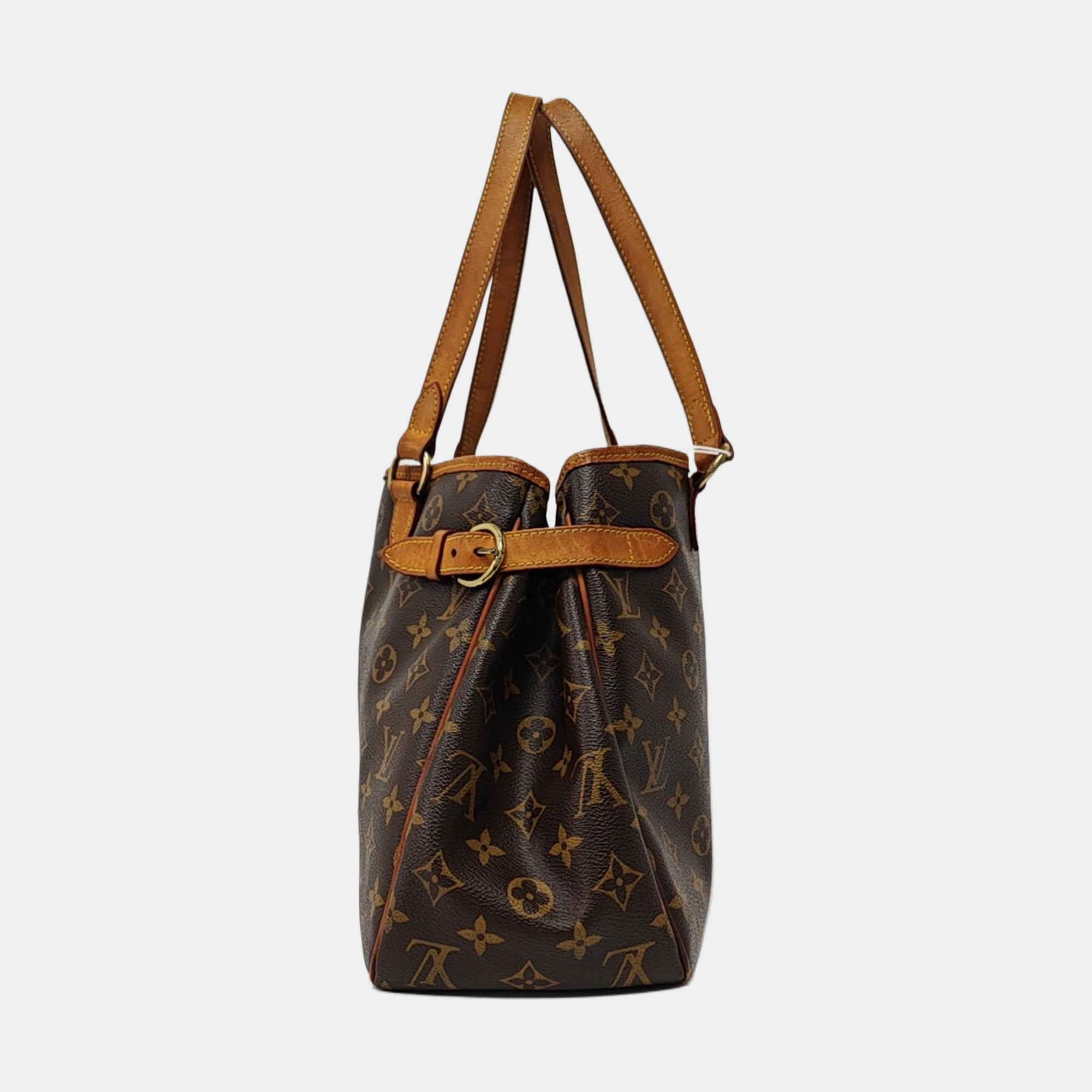 BATIGNOLLES GM Monogram Coated Canvas Brown