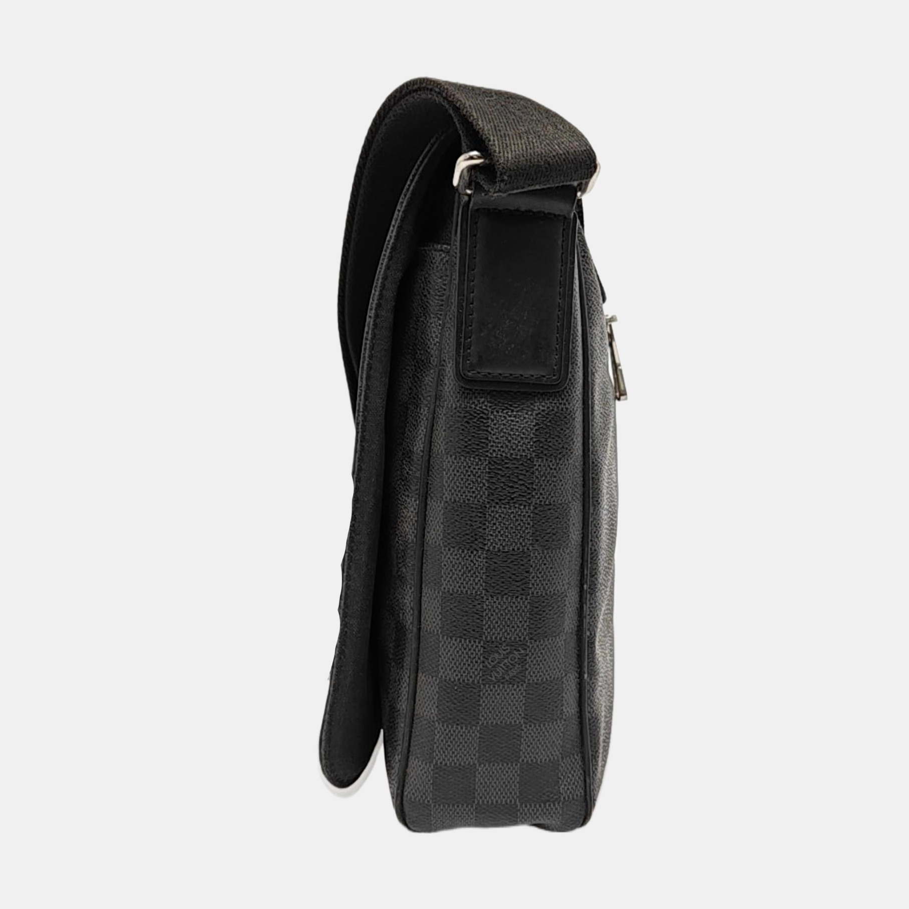 DISTRICT MM Damier Graphite Coated Canvas Gray