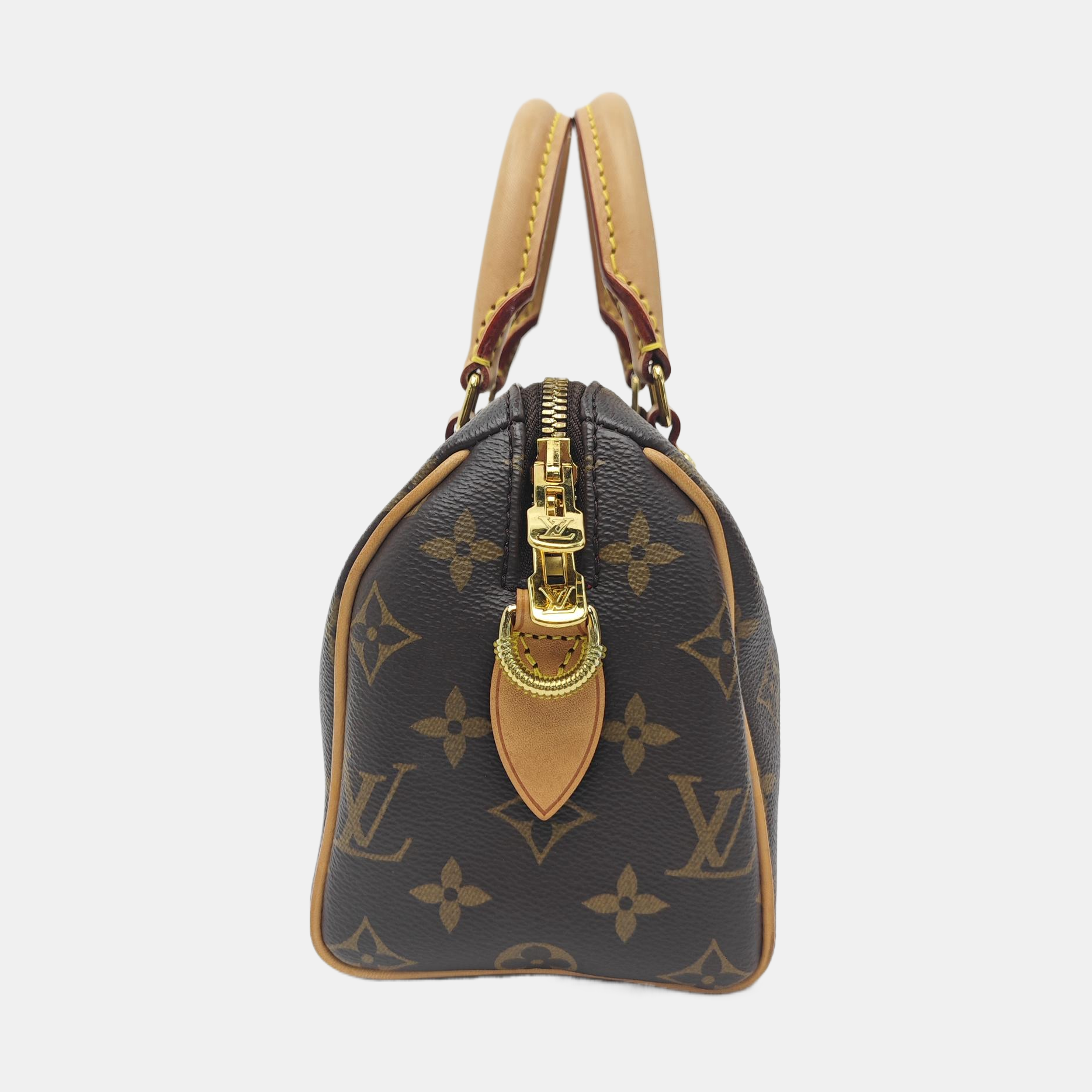 SPEEDY 20 Monogram Coated Canvas Brown