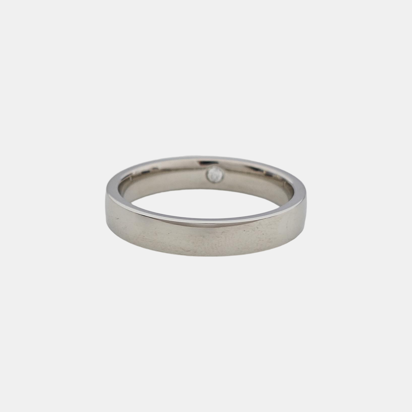 LES ÉTERNELLES Platinum 950 Silver Ring EU 54