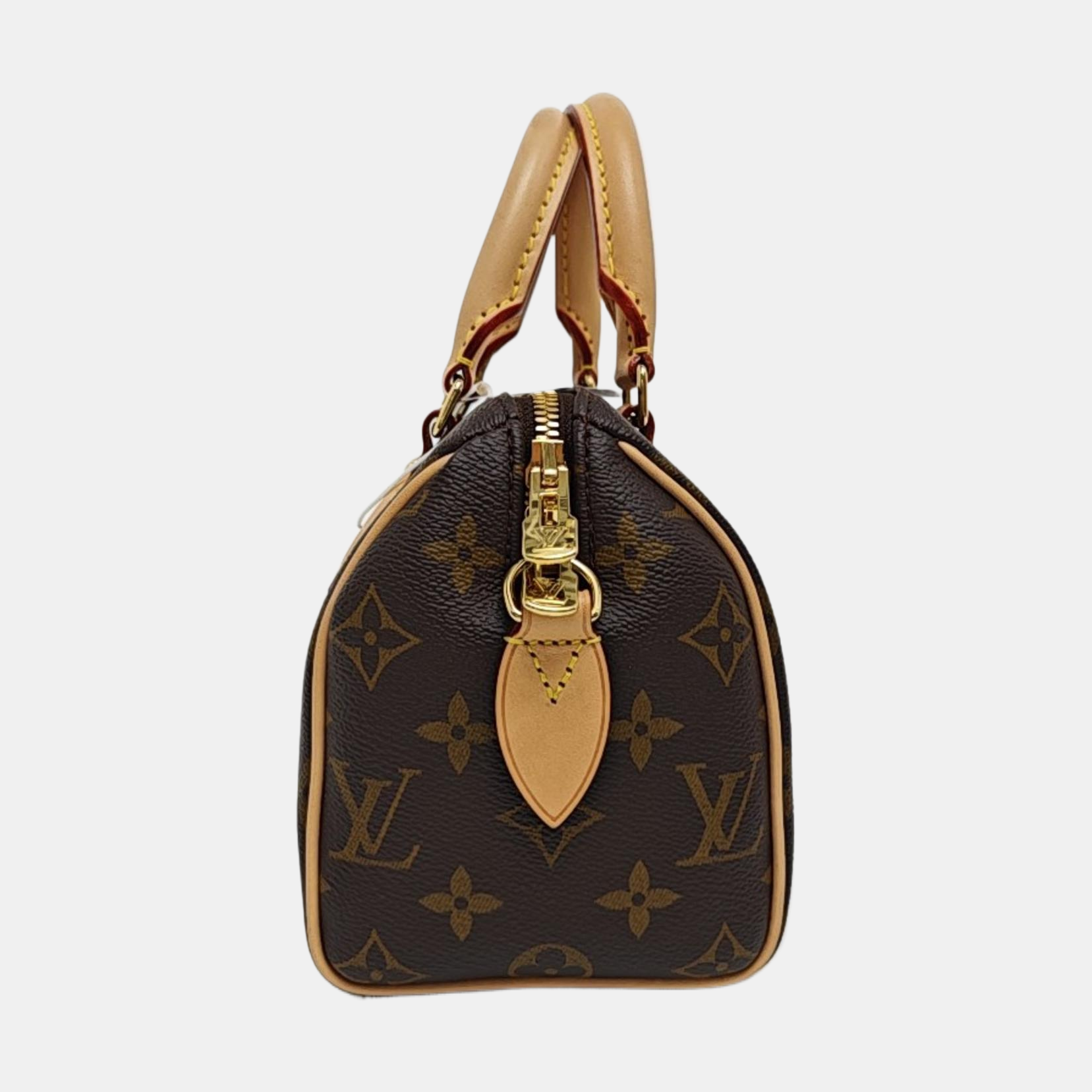 SPEEDY 20 Monogram Coated Canvas Brown