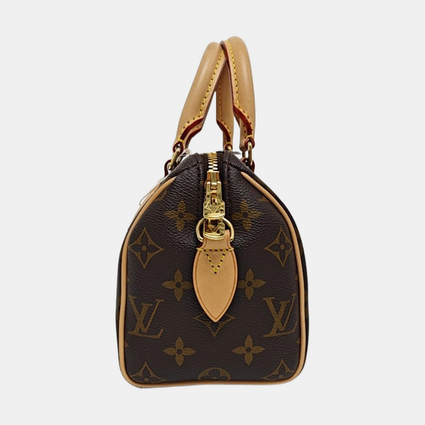 SPEEDY 20 Monogram Coated Canvas Brown